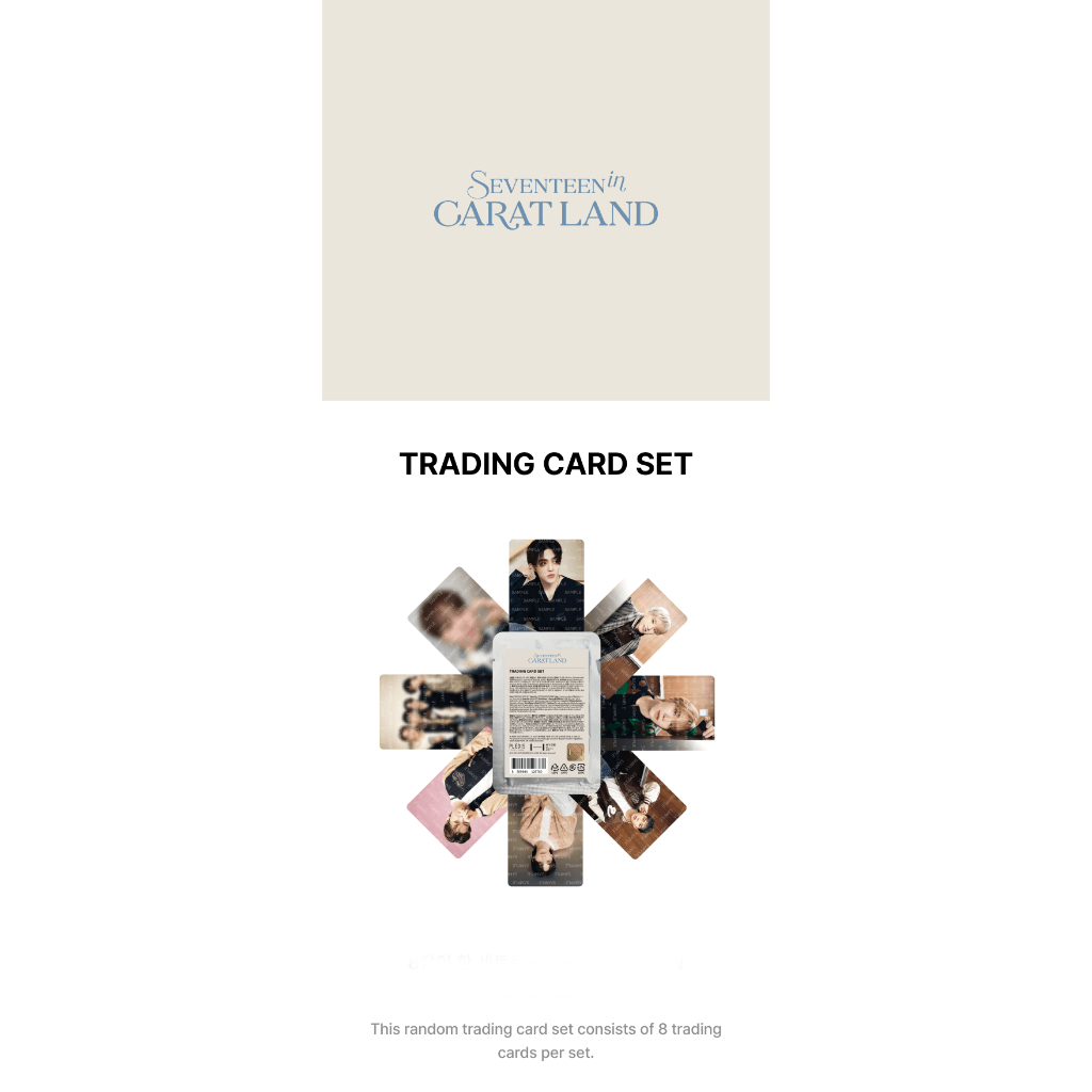 SEVENTEEN in CARAT LAND - Trading Card Set | Shopee Brasil