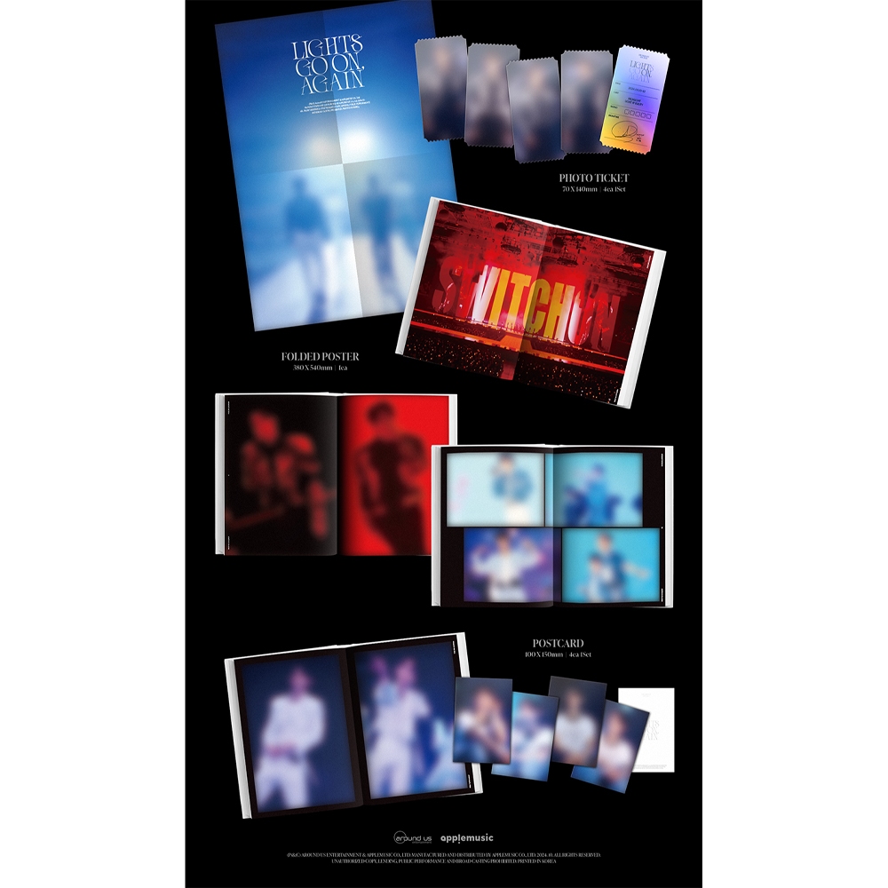 HIGHLIGHT - Live 2024 [ Lights Go On, Again ] Behind Photo Book | Shopee  Brasil