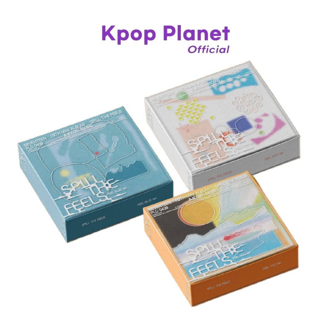SEVENTEEN - 12th Mini Album [SPILL THE FEELS] | Shopee Brasil