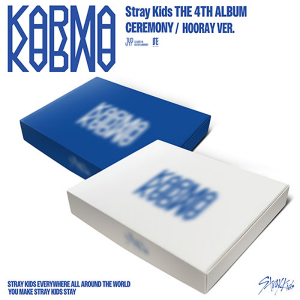 KARMA 26枚 セット 通常盤 新品未開封 HOORAY CEREMONY POB] (CEREMONY / HOORAY ver.) Stray Kids [KARMA] 4th FULL ALBUM