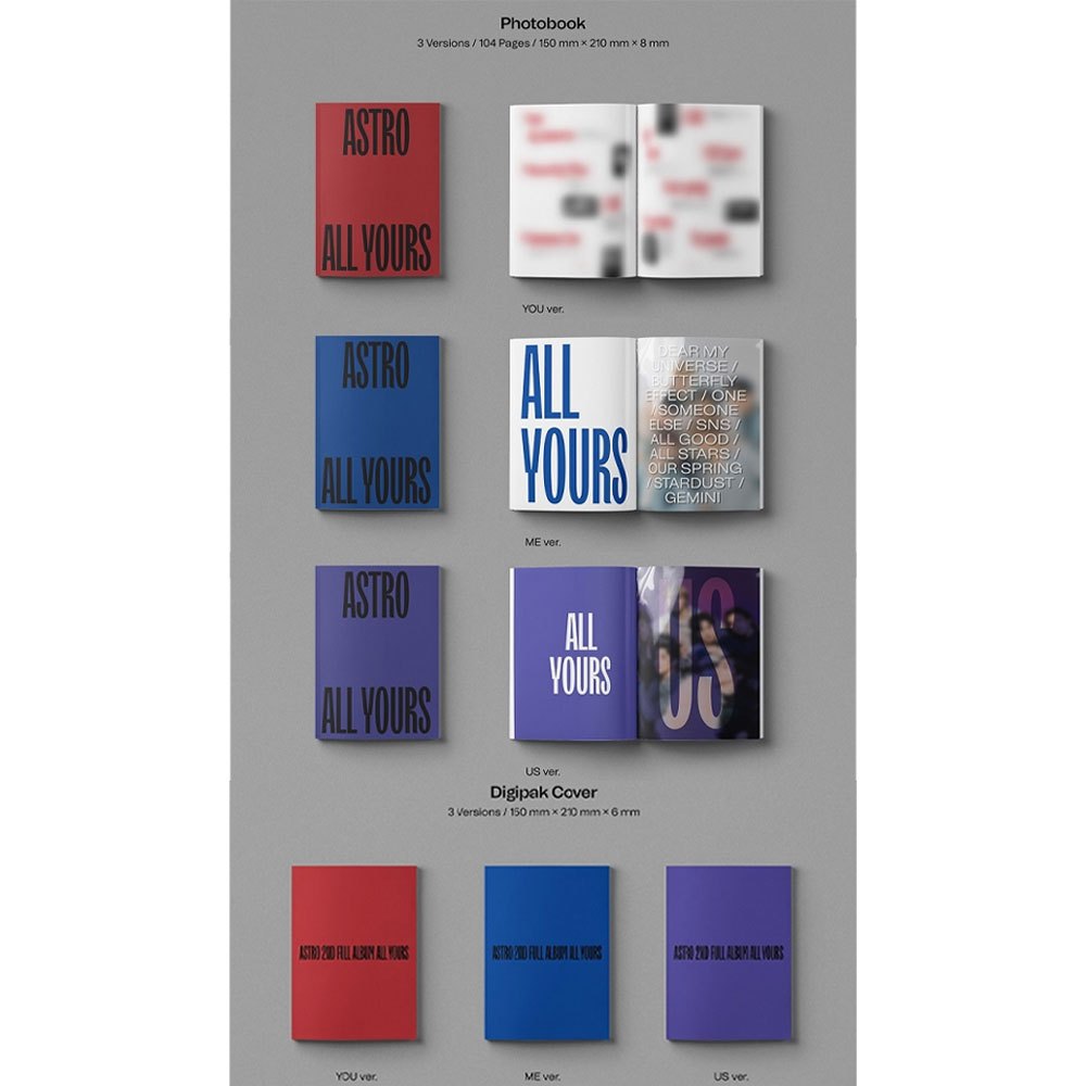 ASTRO - 2nd Full Album [ All Yours ] | Shopee Brasil
