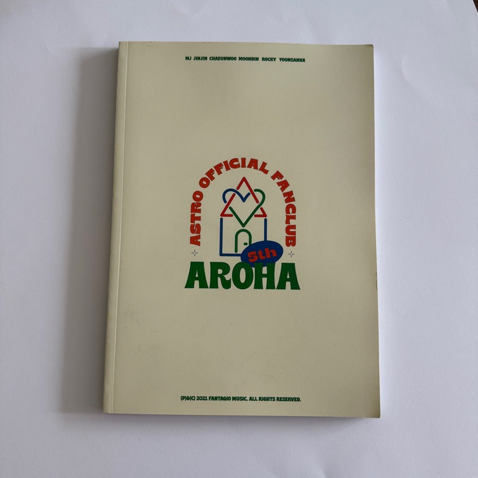 ASTRO AROHA 5o Termo Fan club FC Kit Cartão Fotográfico Oficial