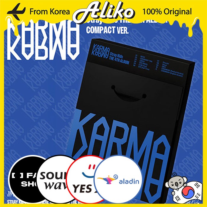 COMPACT VER.) Stray Kids - 4th Full Album [KARMA] | Shopee Brasil