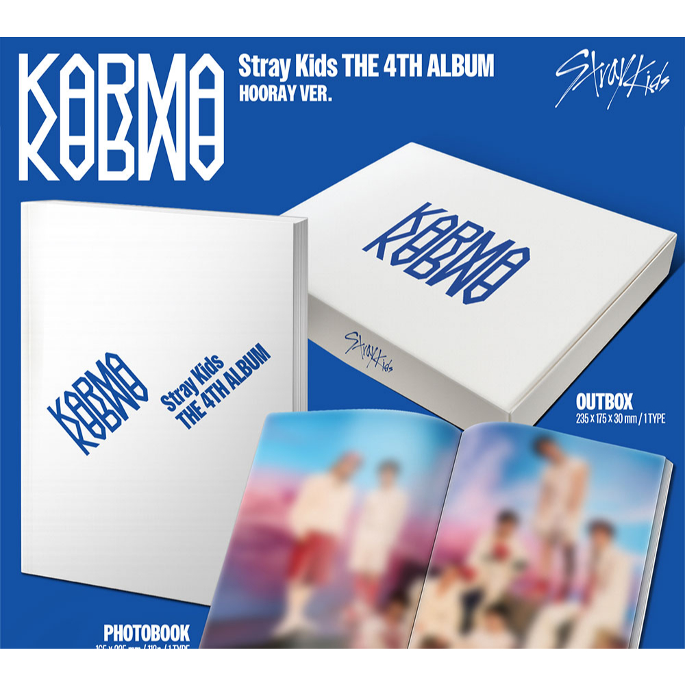 POB] (CEREMONY / HOORAY ver.) Stray Kids [KARMA] 4th FULL ALBUM