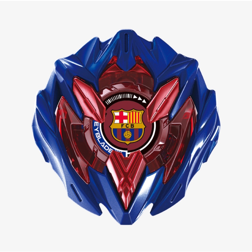 スポーツトイ・アクショントイ BEYBLADE X UX-00 DRANBUSTER FC BARCELONA Beyblade X UX-00 Dren Buster 1-60A – Revestimento De Metal Azul