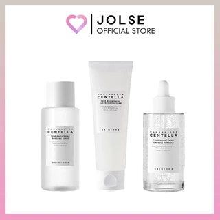 Pele1004 Madagascar Centella Tom Brilhante Ampola 100ml/Toner Reforçador 210ml/Espuma De Limpeza De 125ml