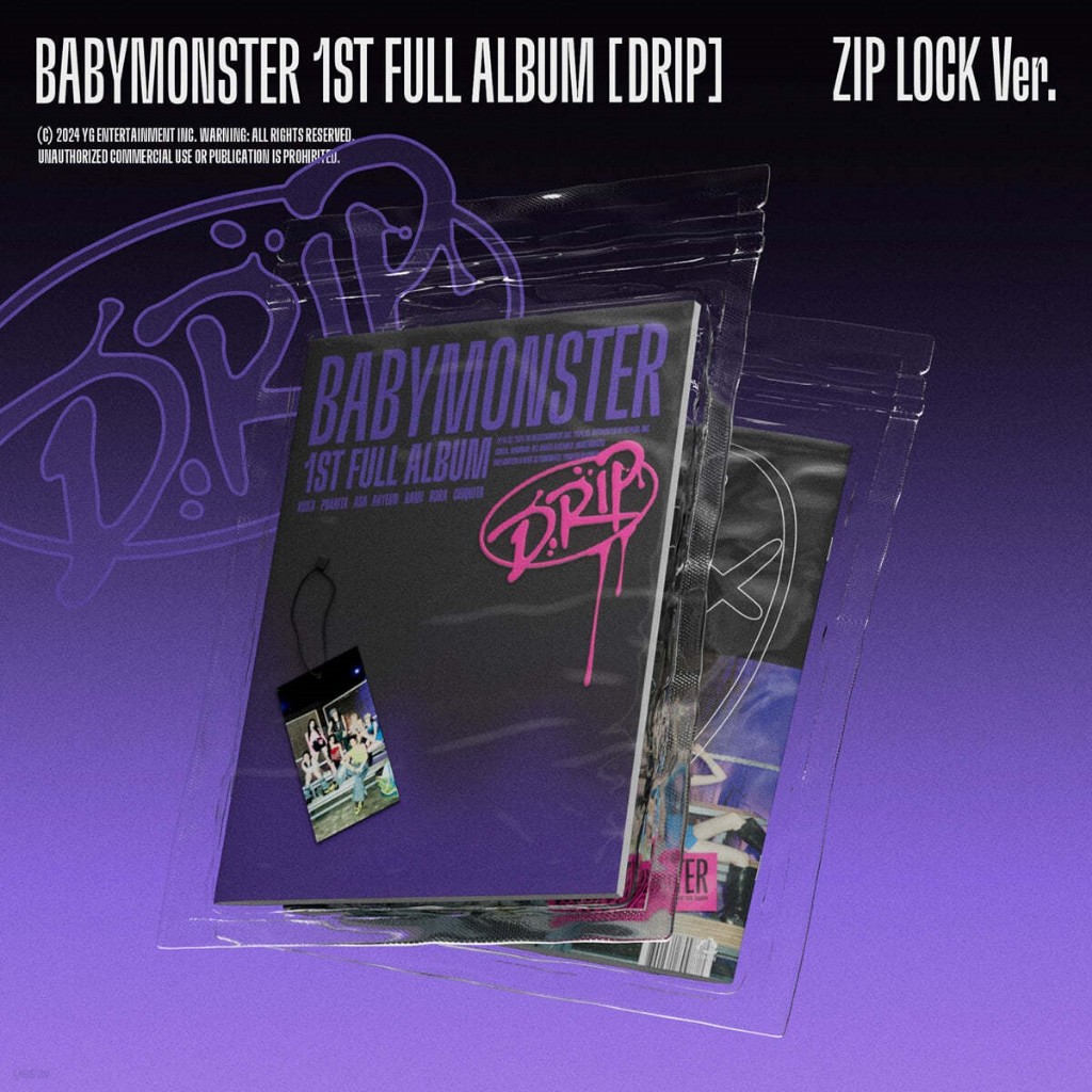 BABYMONSTER - DRIP / 1st Full Album (ZIP LOCK ver. / BINDER ver