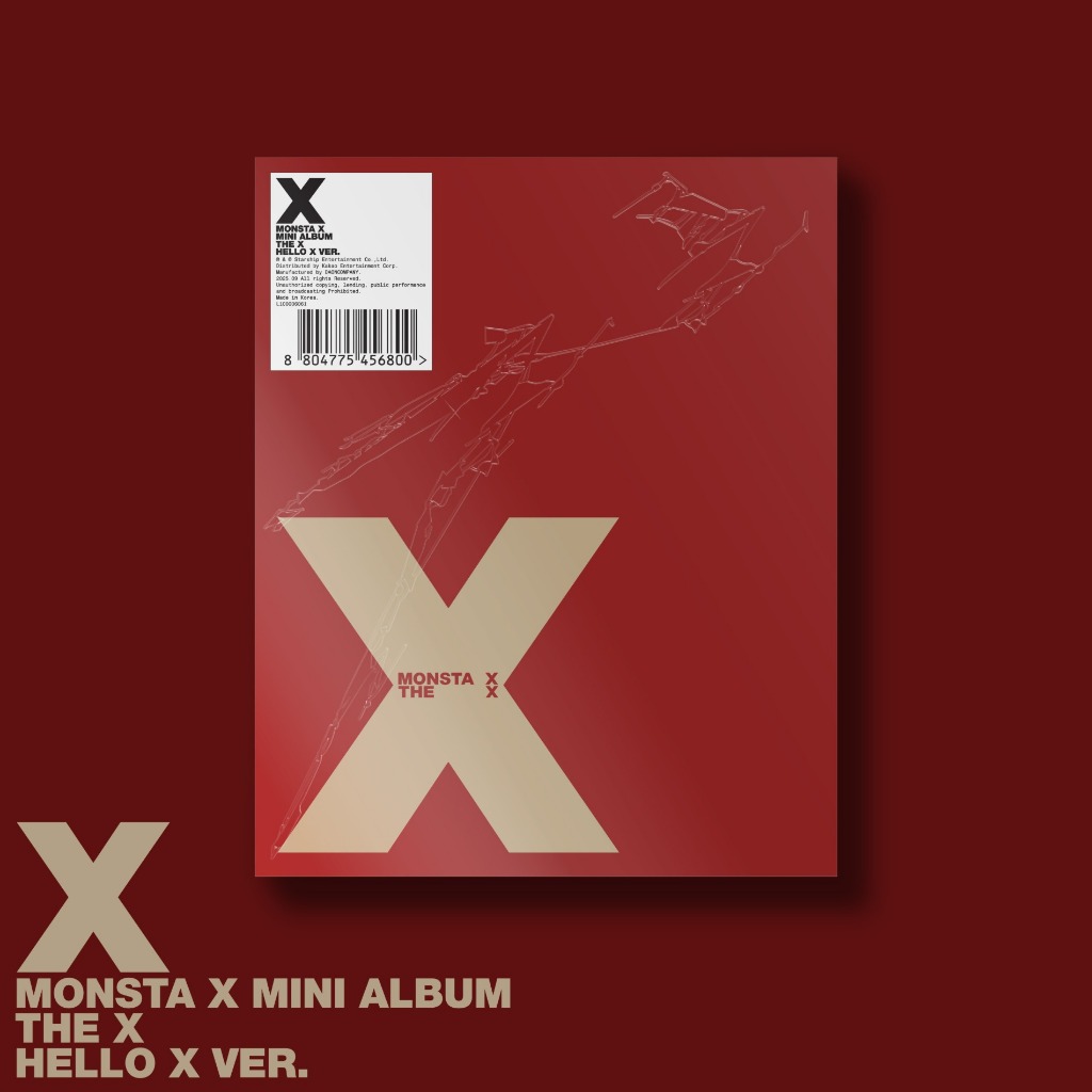 MONSTA X [THE X] Photobook Ver / 13th Mini Album | Shopee Brasil