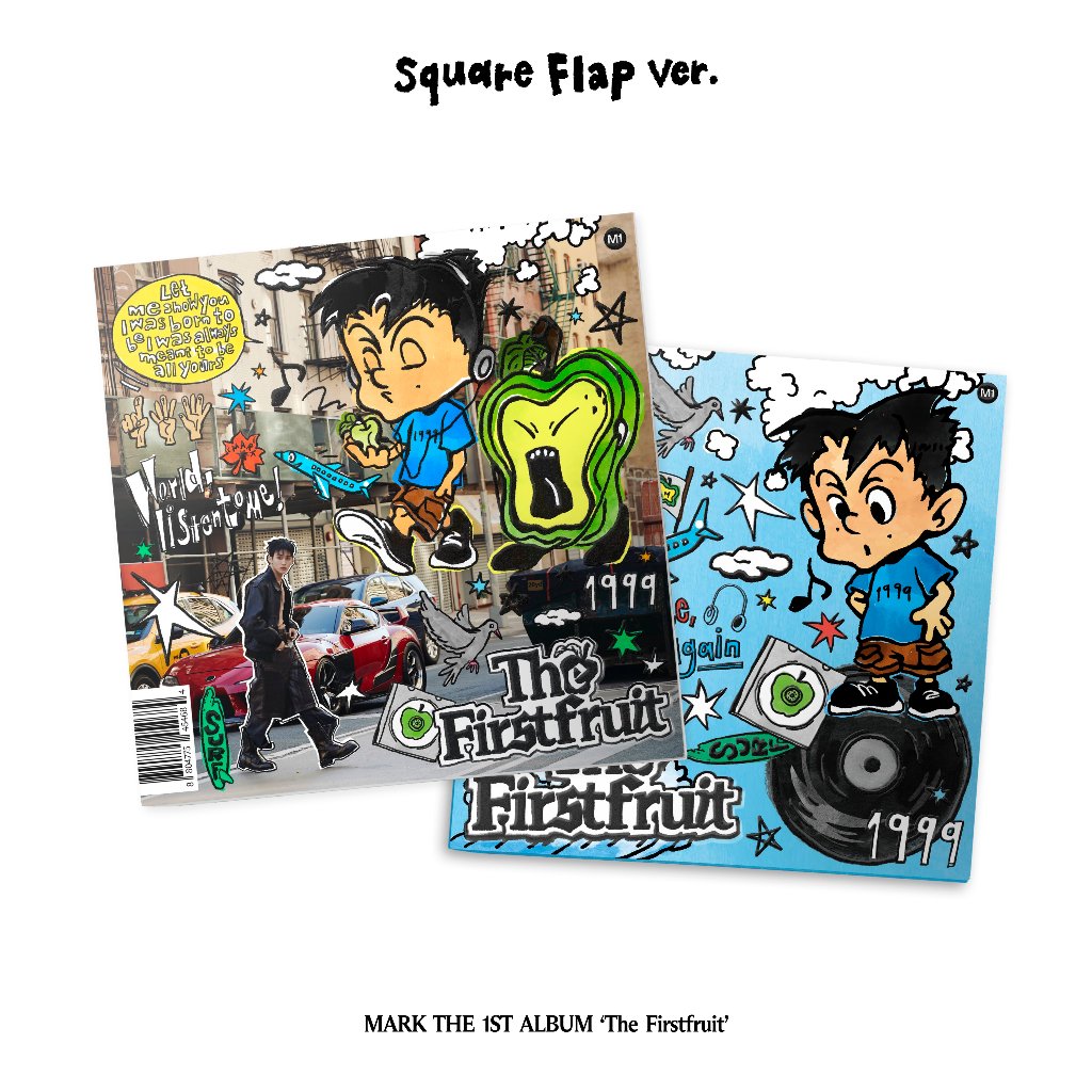 LUCKY DRAW) NCT MARK [The Firstfruit] Square flap Ver (SET