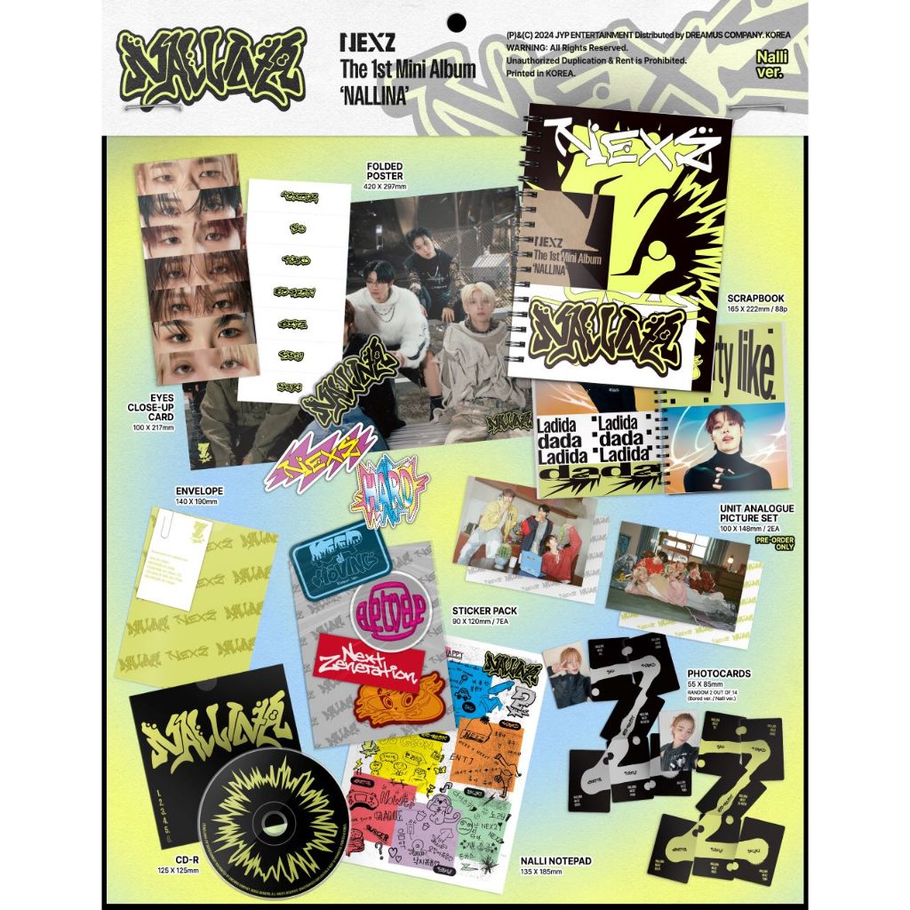 NEXZ - [ NALLINA ] 1ST MINI ALBUM | Shopee Brasil
