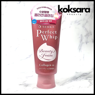 senka perfect whip collagen in 120ml (cleansing foam) em Oferta na Shopee