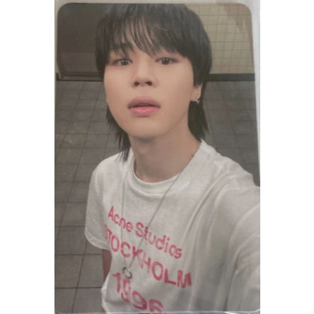 BTS JIMIN FACE LUCKYDRAW Cartão Fotográfico PC M2U SOUNDWAVE