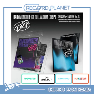 [POB] BABYMONSTER 1st FULL ALBUM [DRIP] (BINDER Ver. + ZIP LOCK Ver.)