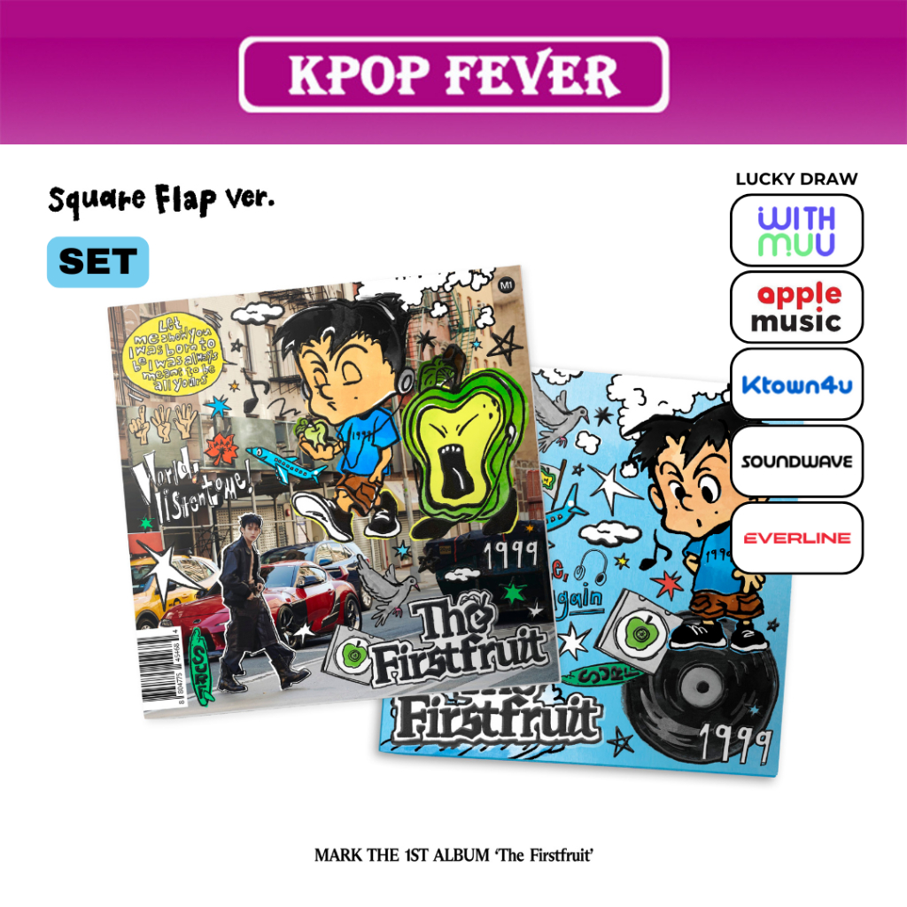 LUCKY DRAW) NCT MARK [The Firstfruit] Square flap Ver (SET) / 1st