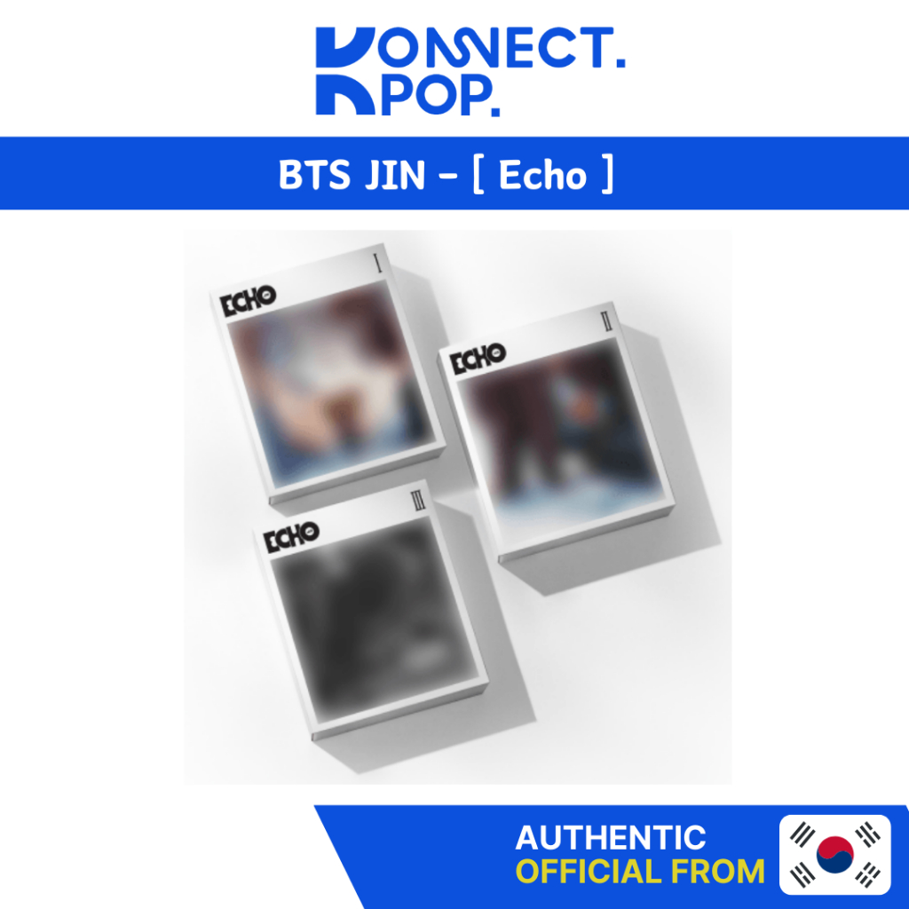 BTS JIN – 2º Mini Álbum ECHO [III] – Edición Original Con Photobook, Postales Y Photocards – Contabiliza Para Hanteo Y Gaon