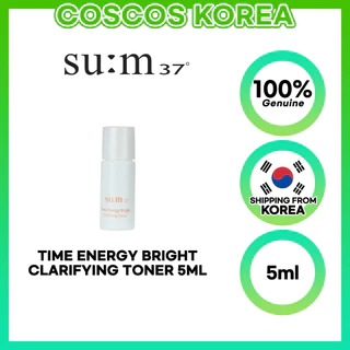 Su:m37 Toner Clareador Brilhante Time energy 5ml x 5ea/Antienvelhecimento/Hidratante/Cosméticos Coreanos SUM37 SUM 37