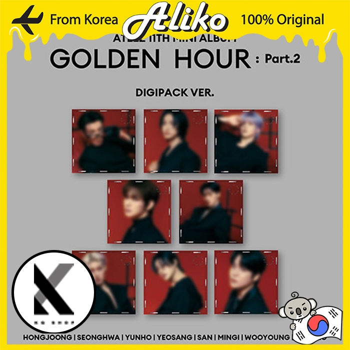 ATEEZ - 11th Mini Album [GOLDEN HOUR : Part.2] (DIGIPACK VER.)