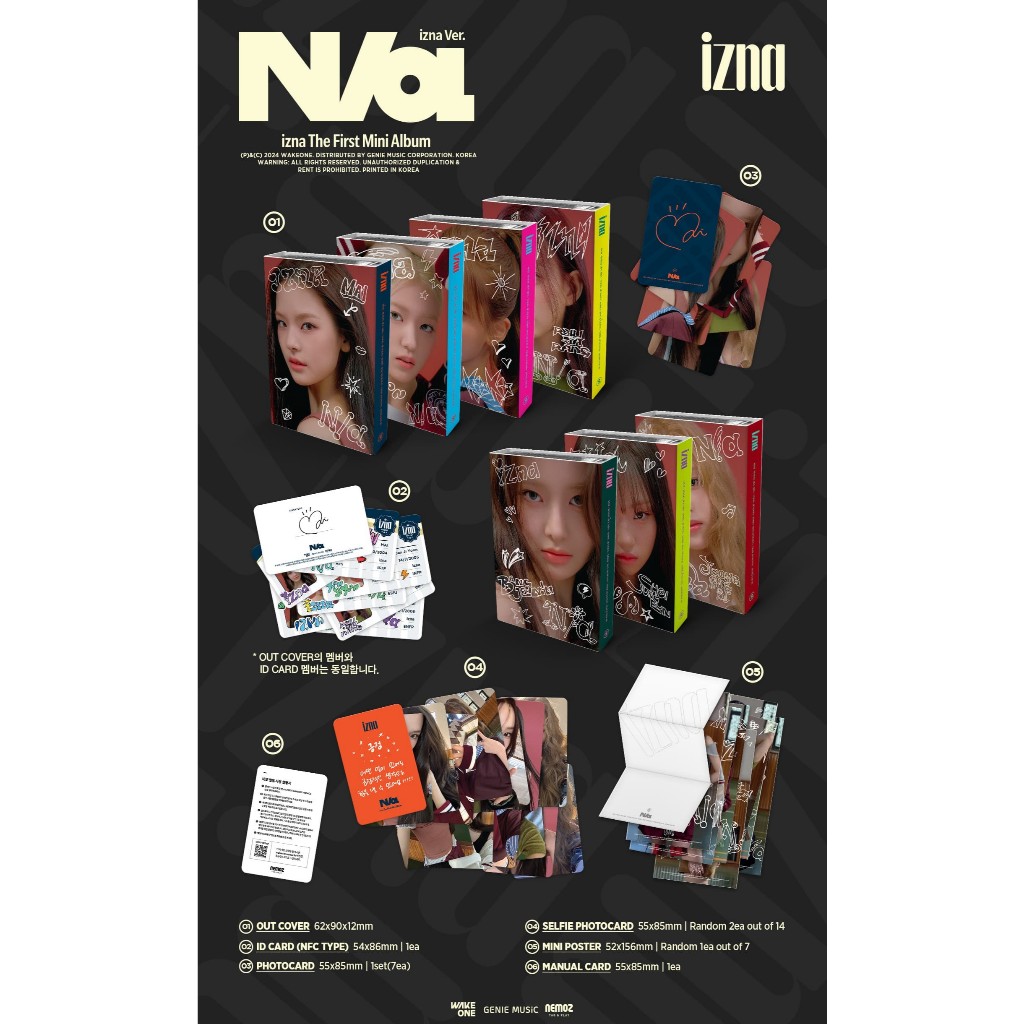 IZNA - [ N/a ] 1ST MINI ALBUM (IZNA Ver.) | Shopee Brasil