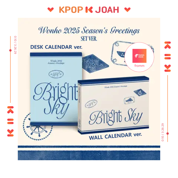 [POB] (DESK CALENDAR ver.) WONHO [Bright Sky] 2025 SEASON'S GREETINGS