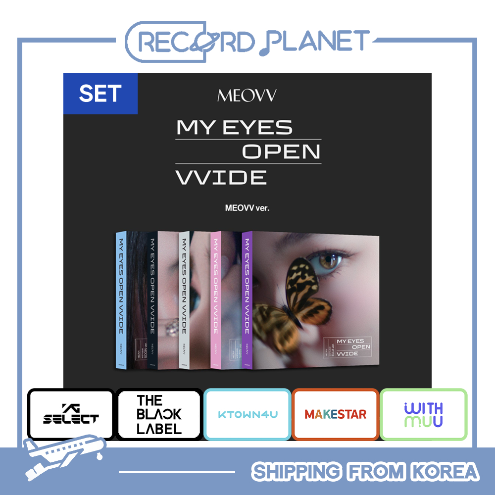 POB] MEOVV - 1st EP ALBUM [MY EYES OPEN VVIDE] (MEOVV ver.) SET