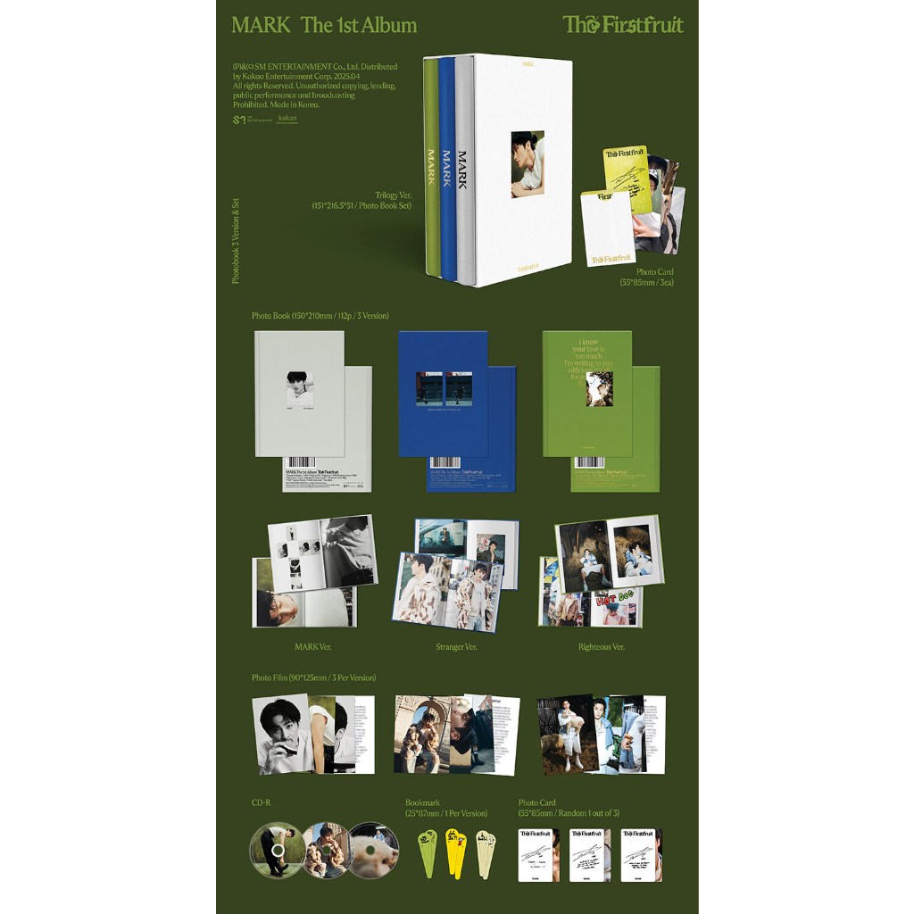 POB] NCT MARK - [ THE FIRSTFRUIT ] 1ST SOLO (PHOTOBOOK Ver