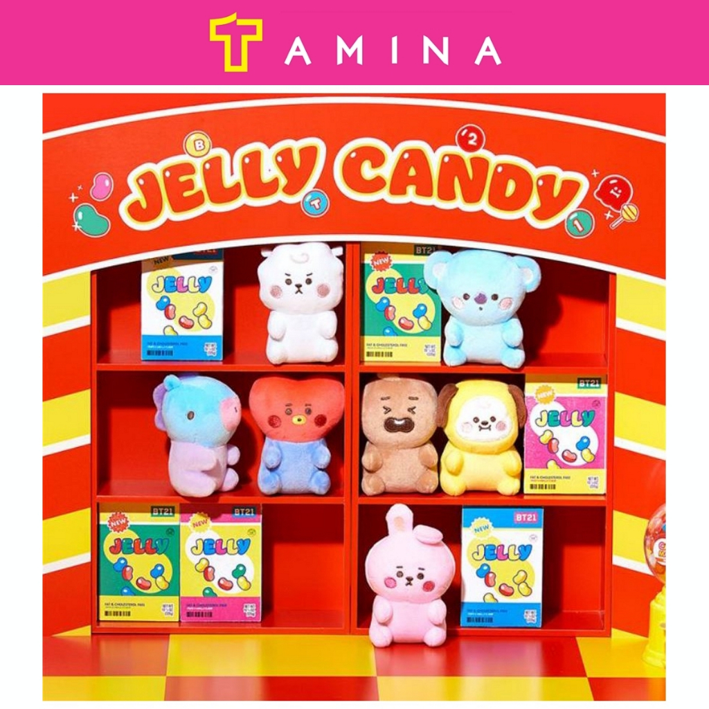 BT21 BABY JELLY CANDY MINI DOLL - BTS - LINE FRIENDS | Shopee Brasil