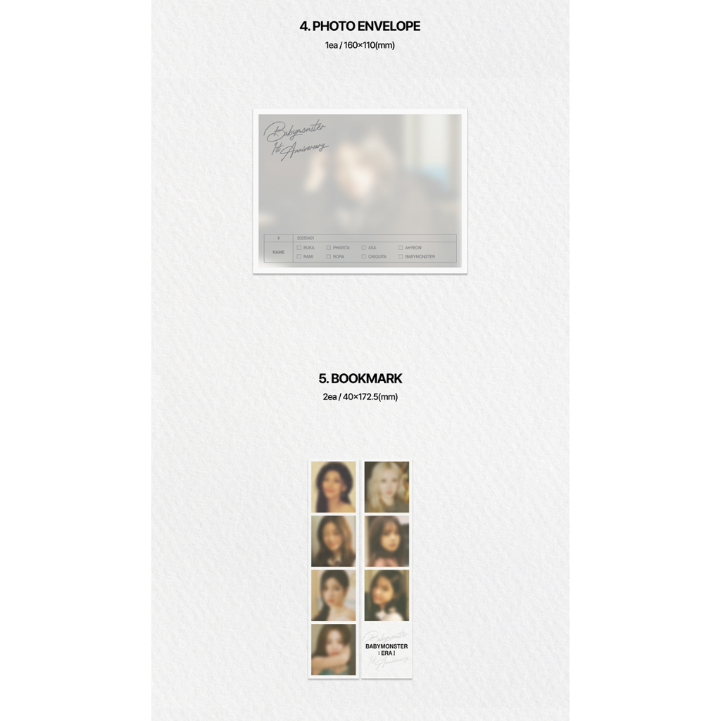 BABYMONSTER : ERA I BABYMONSTER 1st Anniversary Photobook | Shopee