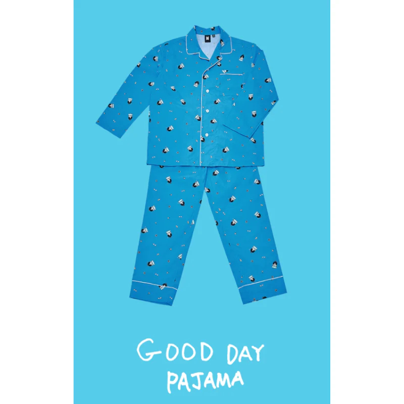 Pijama Jin Good Day/BTS-Coleção Feita Por Artista | Shopee Brasil