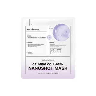 MediAnswer Calming Collagen Nano Shot Mask 1 Sheet em Oferta na Shopee