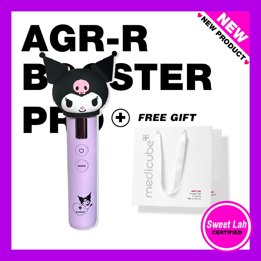 ④AGE-R BOOSTER PRO (medicube x KUROMI) MEDICUBE] AGE-R Booster Pro KUROMI Edition + Brinde (Bolsa De