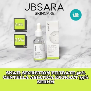 JBSARA Snail Secretion Filtrate 50% + Centella Asiatica Extract 35% Serum 30ml(MADE IN KOREA)