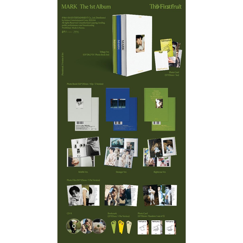 NCT MARK - [ The Firstfruit ] 1st Album / Photobook Ver. + POB