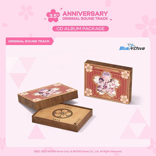 KIT / CD ALBUM PACKAGE) BLUE ARCHIVE - 3.5th ANNIVERSARY OST (18th