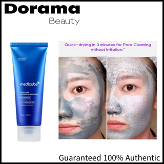 Conjunto De Máscara De Lama De Cravo MEDICUBE Zero Pore E Coleção Coreana De Cuidados Com A Pele (Blackhead Mud Mask))
