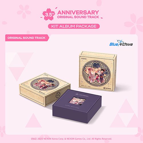 KIT / CD ALBUM PACKAGE) BLUE ARCHIVE - 3.5th ANNIVERSARY OST (18th