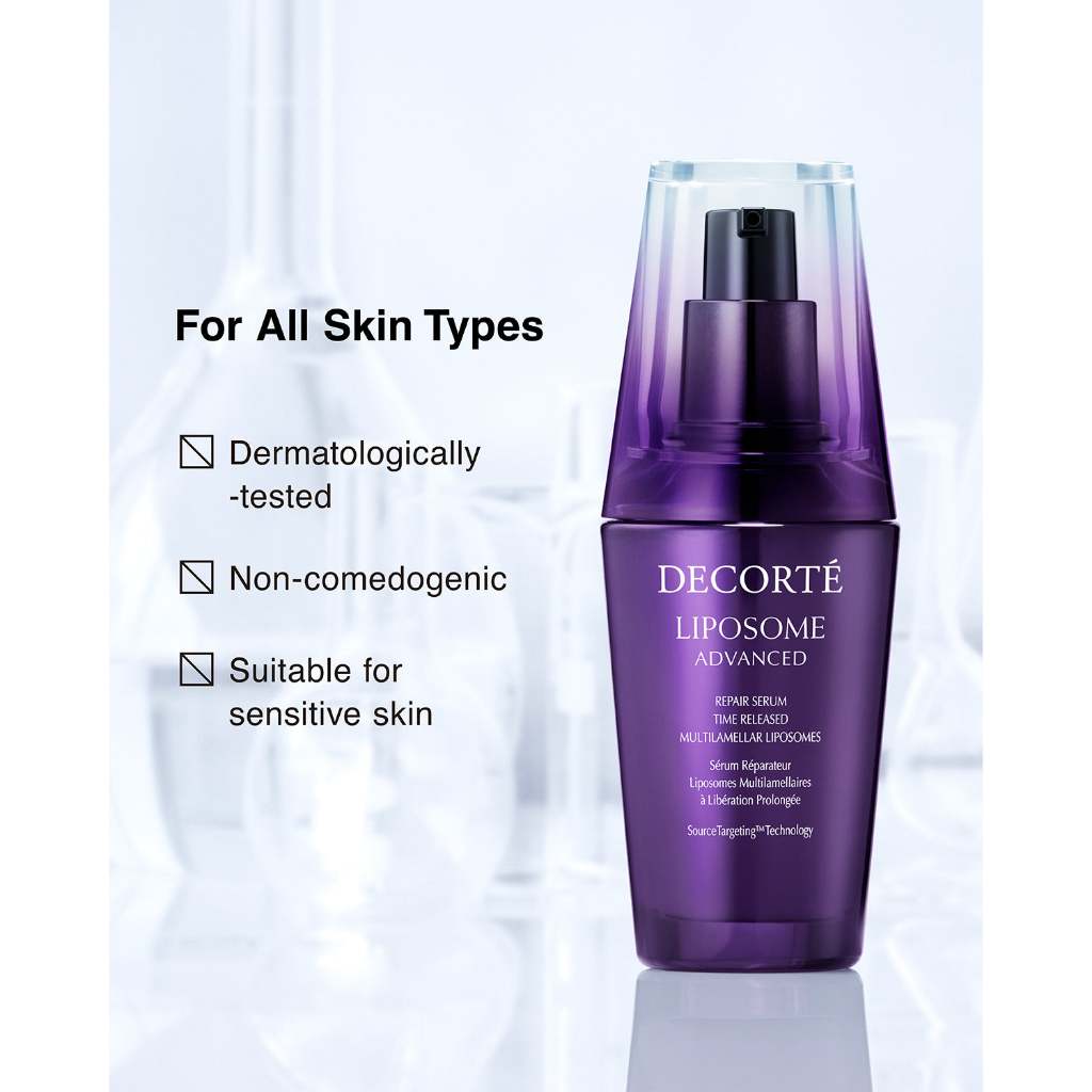 DECORTE Liposome Sérum Reparador Avançado , 50ml, 30ml | Shopee Brasil