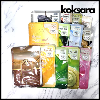 3w clinic fresh mask sheet 1ea 14 type korea mask sheet em Oferta na Shopee