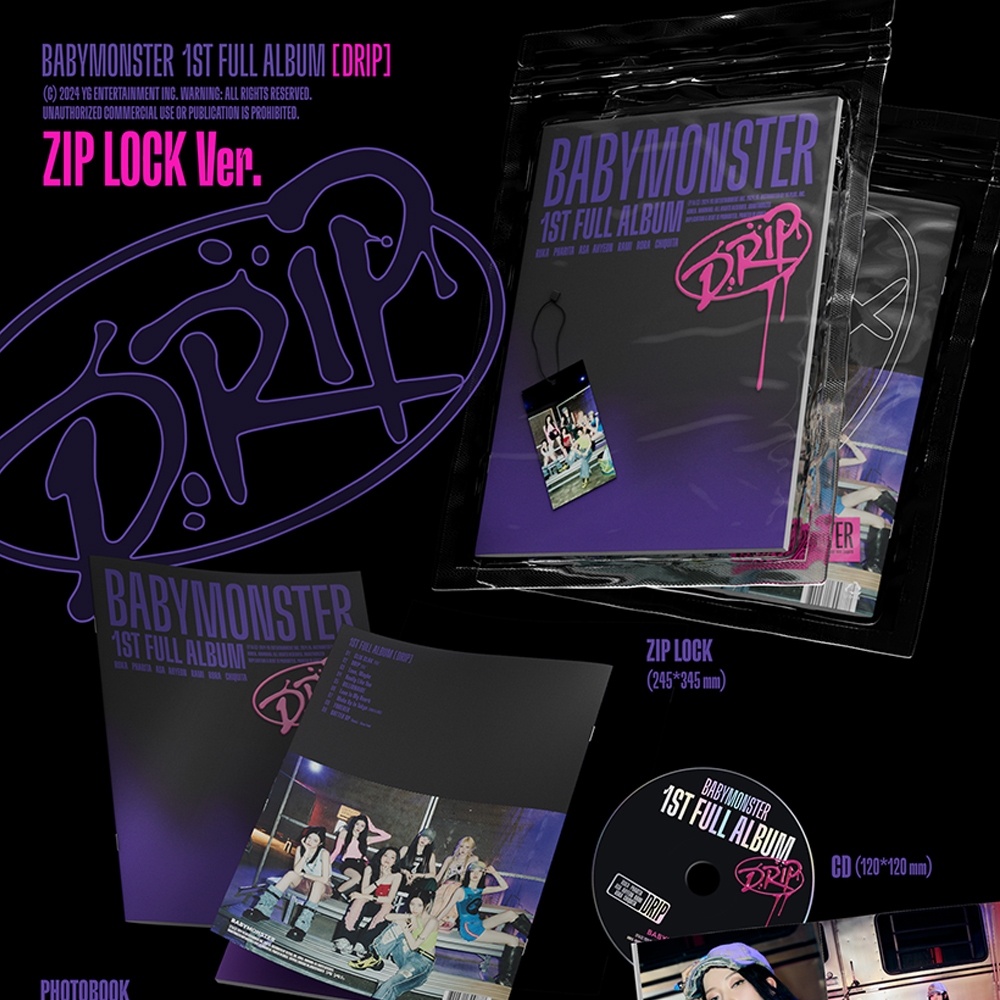 BABYMONSTER - 1st Full Album [ DRIP ] | Shopee Brasil