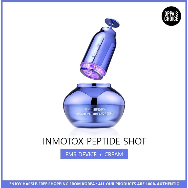 Novo] Mediterapia INMOTOX PEPTIDE SHOT CREAM + Dispositivo