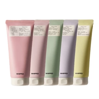 Whipped Vegan Pack Cleanser Tube Type 130g 5Types em Oferta na Shopee