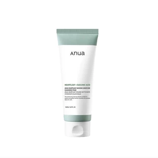 anua heartleaf succinic moisture cleansing foam 150ml