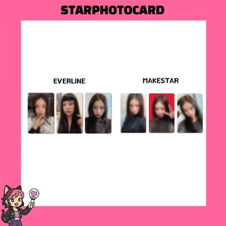 JENNIE-RUBY EVERLINE MAKESTAR 2o Conjunto De Cartões Fotográficos Com Sorteio Da Sorte