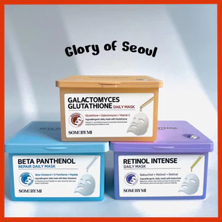 SOME BY MI Máscara Diária 3tipo (Galactomyces Glutationa/Retinol Intenso/Beta Pantenol)