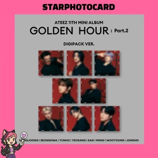 [READY STOCK] ATEEZ - 11th Mini Album GOLDEN HOUR : Part.2 (DIGIPACK Ver.)
