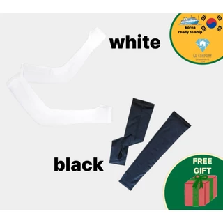 Refrigerador De Braço Com Bloqueio UV Preto/Branco 2 Peças 1 Conjunto