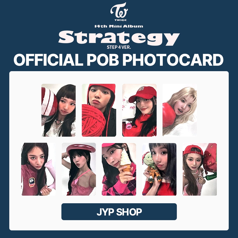 POB] TWICE 'STRATEGY' DIGIPACK ver. (STEP 4) JYP SHOP Official POB