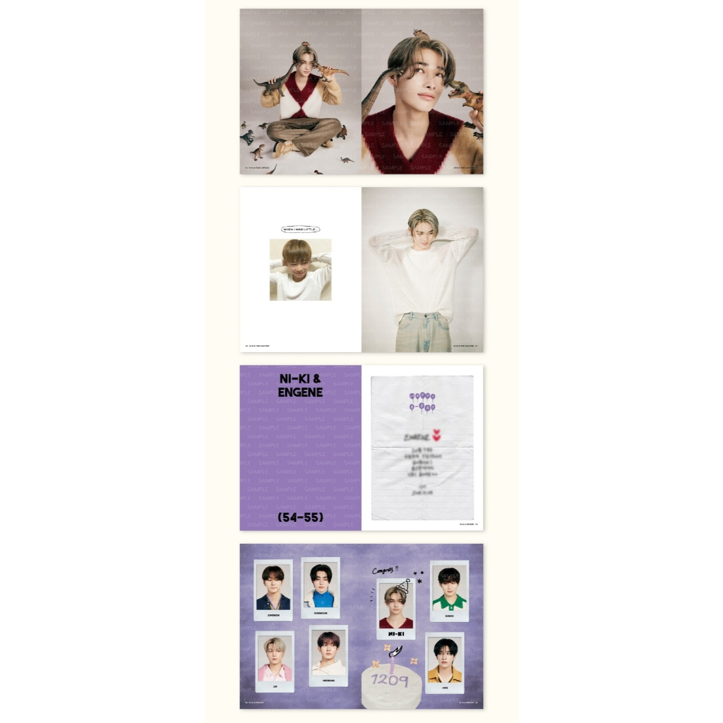 ENHYPEN [NI-KI] B-Day Paper | Shopee Brasil