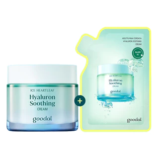 Goodal Ice Heartleaf Hyaluron Creme Calmante 75ml + 75ml