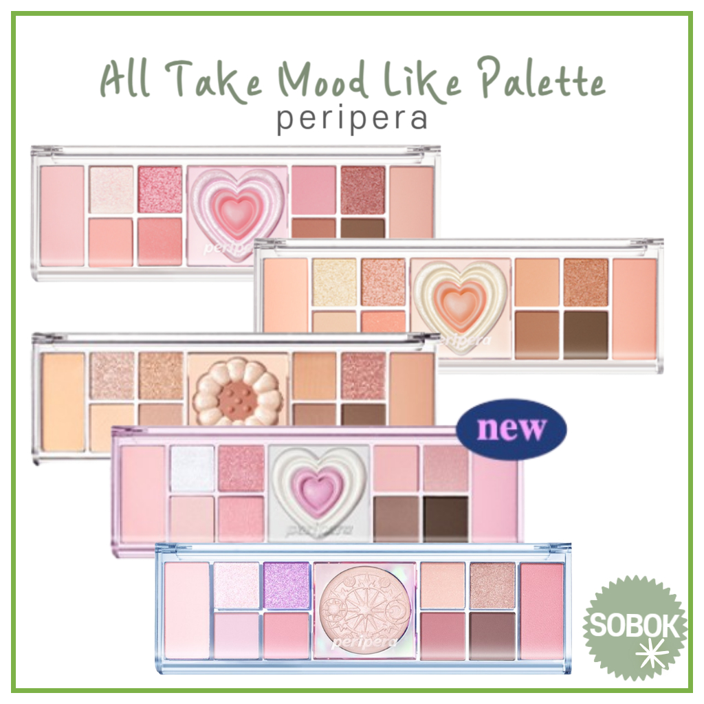 PERI ペリ　キューセット peripera] All Take Mood Like Palette 5 Cores Sombra De Olhos Multi