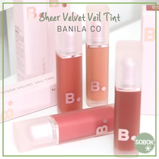 [BANILA CO] Nova Tonalidade De Véu De Veludo Transparente 9 Cores Fosca